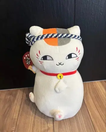 나츠메 우인장 냥코 선생님 두건 쓴 냥코 선생님 봉제 인형