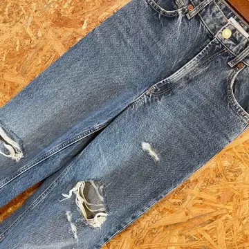AE10271 ZARA 데님 팬츠 라이트 블루 여성용 24 네이비
