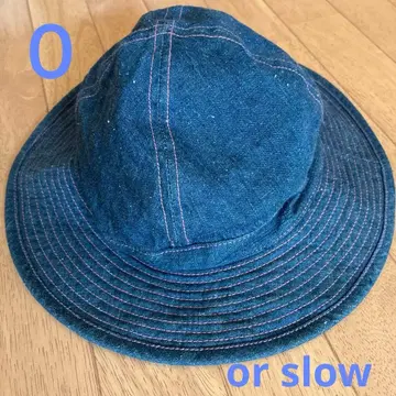 orSlow 데님 버킷 햇 사이즈 0 일본제