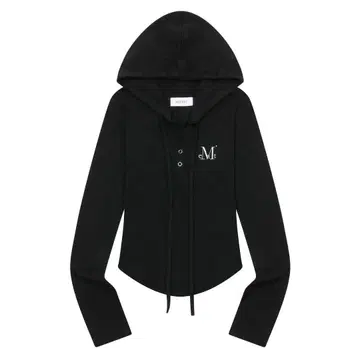 MUCENT 무센트 Slim Hoodie 블랙 후디 블랙