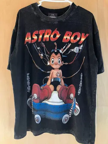 철완 아톰 T셔츠 XL CLUB COTTON BKK 아스트로 보이
