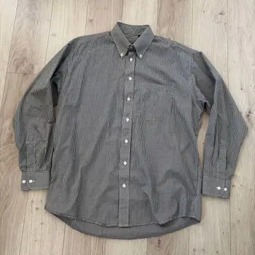 구제 의류 90s GITMAN BROS 깅엄 체크 L/S 셔츠