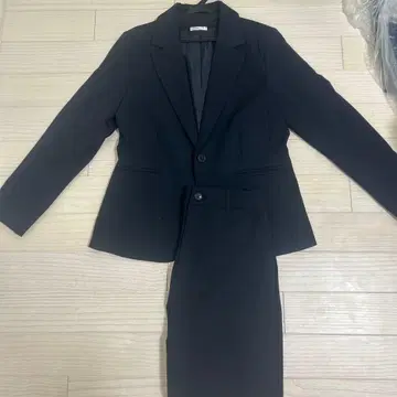 여성용 취업 정장 셋업 블랙