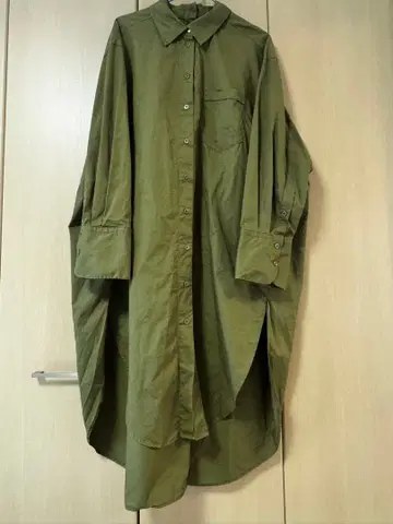 ZARA 오버사이즈 긴팔 롱 셔츠