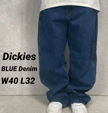 디키즈 블루 데님 청바지 빅사이즈 W40 L32