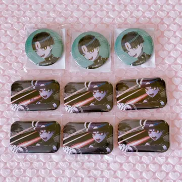 HUNDRED LINE 마루코라쿠 캔뱃지