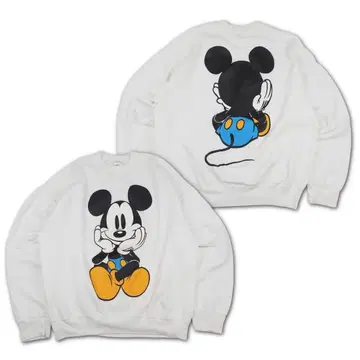 90s USA Made MICKEY&CO. 파랑 바지 앉은 미키 XL
