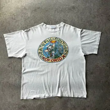 90s 그레이트풀 데드 파킹 랏 티셔츠 USA제 화이트 XL 대마