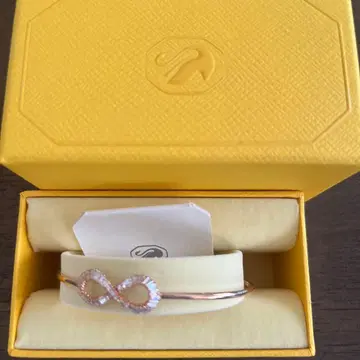 Swarovski 인피니티 팔찌 핑크 골드