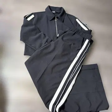 ZARA 팬츠 셋업 블랙 M