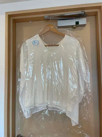 GAUZE# 상의 화이트 컬러