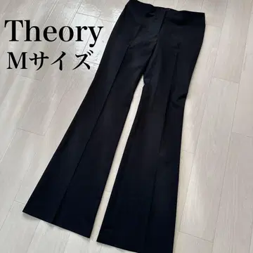 새상품급 Theory 띠어리 스트레치 플레어 팬츠 블랙 미실루엣 2