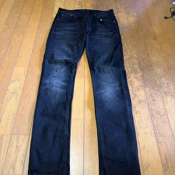 Nudie Jeans Co 블랙 데님 팬츠 W29 L32