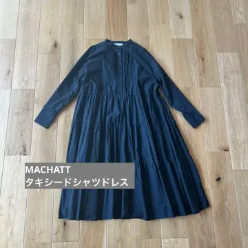 MACHATT 마차트 턱시도 셔츠 드레스
