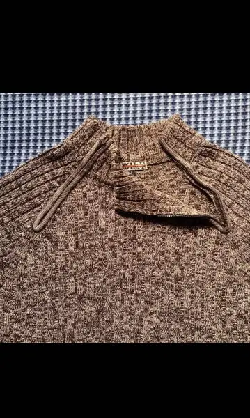 dries van noten 샘플링 지퍼 디자인 니트