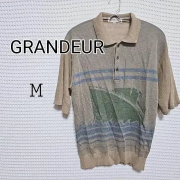 GRANDEUR M 피케 셔츠 그라데이션 디자인