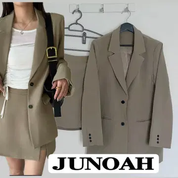 JUNOAH 테일러드 자켓 셋업