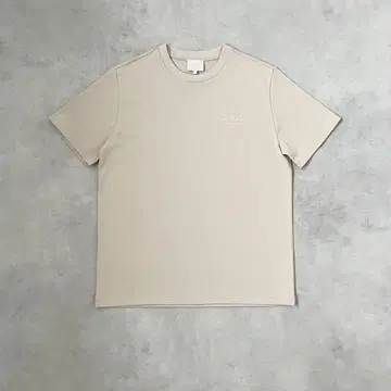 A.P.C 아페쎄 로고 자수 티셔츠 S