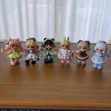 JOTOYS Miana(미아나) 피규어 숲의 티타임 시리즈 6개 세트