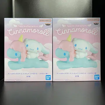 산리오 캐릭터즈 피규어 시나모롤 2세트 묶음 판매