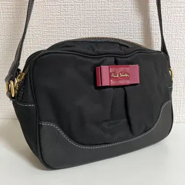 PaulSmith 숄더백 여성용 리본 빨간색 블랙 빨간색