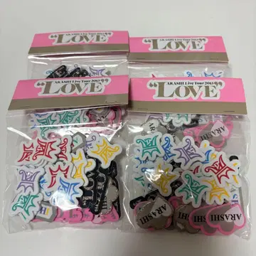 아라시 라이브 투어 2013 'LOVE' 스티커 4종 세트