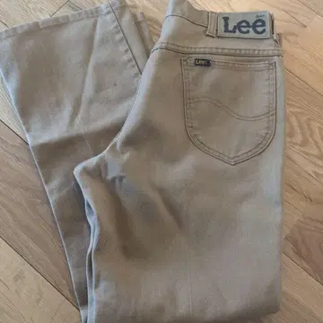 Lee 빈티지 하의 베이지 TALON 지퍼