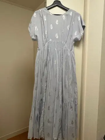 완판! 누키테파 은박 반팔 원피스