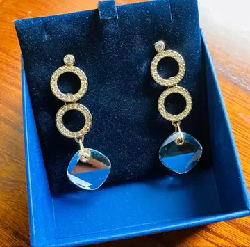스와로브스키 Swarovski 3연 귀걸이