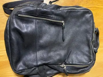 [ DECADE ] 디케이드 가죽 백팩 블랙 일본제