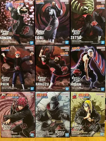 NARUTO VIBRATION STARS 아카츠키 피규어 9종 세트