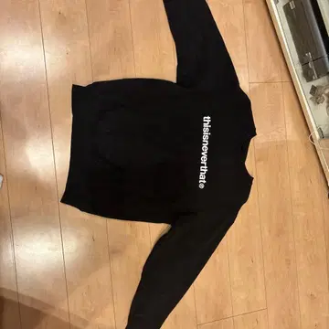 thisisneverthat 크루넥 맨투맨 블랙