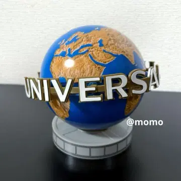 USJ 유니버셜 지구본 오브제 쿠키 빈 틴 케이스 소품함