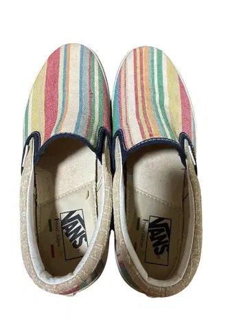 VANS 슬립온 멀티 컬러 스트라이프