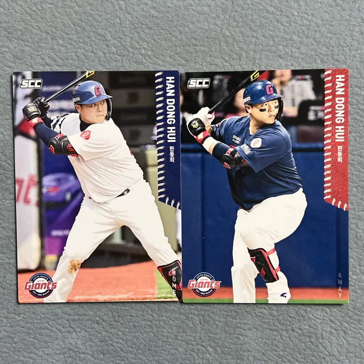 2026 kbo scc 오피셜 롯데 한동희 2장 일괄