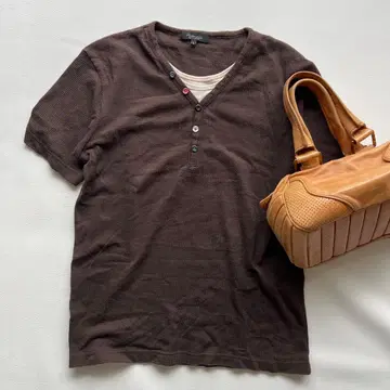 [ archive ] y2k 레이어드 헨리넥 티셔츠