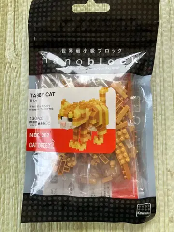 nanoblock TABBY CAT 브라운 트라 NBC_282