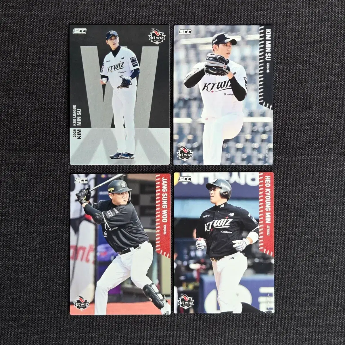 2026 KBO 카드 KT위즈 [김민수 장성우 허경민]