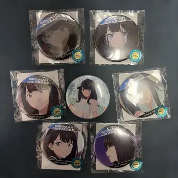 GRIDMAN UNIVERSE 캔뱃지 타카라다 릿카 6종 세트