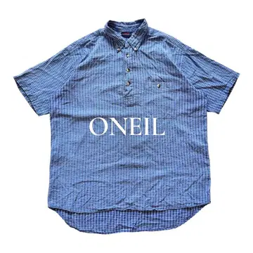 90s O'NEILL 오닐 시어서커 풀오버 셔츠 L