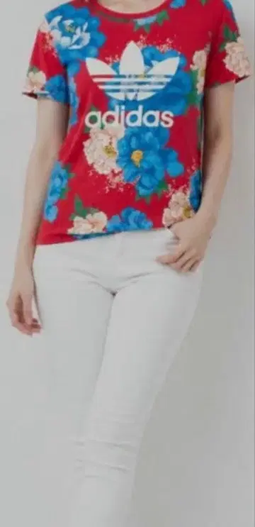 adidas Originals 꽃무늬 T셔츠