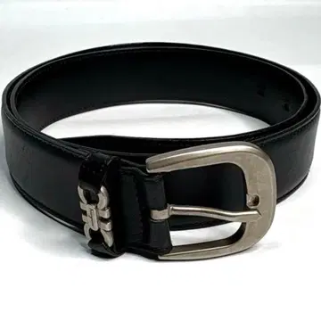 페라가모 벨트 가죽 블랙 실버 Ferragamo