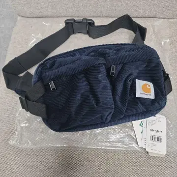 Carhartt 코듀로이 힙색 네이비