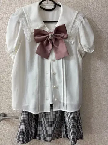 Ank Rouge 세일러 블라우스 스커트 M
