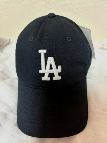 MLB LA 야구 모자 블랙