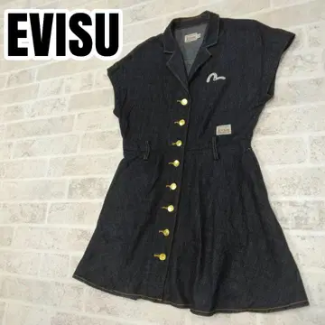EVISU 에비수 데님 셔츠 튜닉 S 사이즈