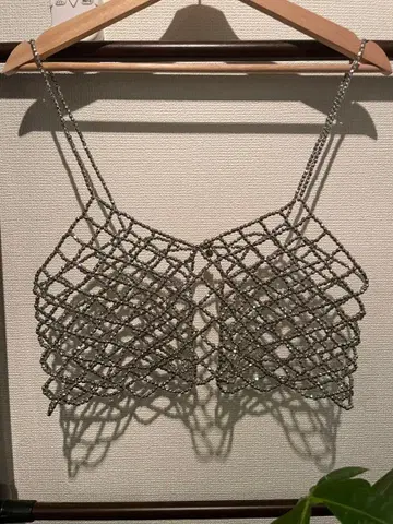 provoke 비즈 뷔스티에 실버