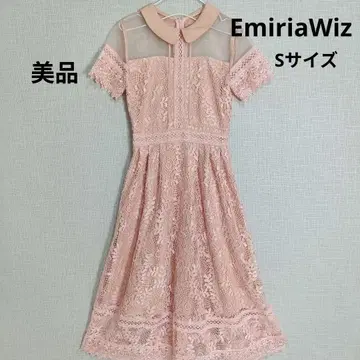 [새상품급] EmiriaWiz 에밀리아 위즈 레이스 원피스 핑크 S사이즈