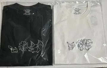 YU NAGABA x 포켓몬 카드 게임 T셔츠 피카츄 & 리자몽