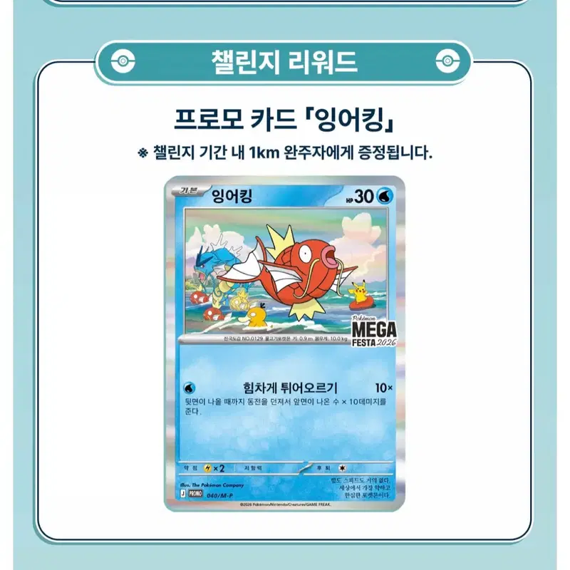 포켓몬카드 잉어킹 프로모 카드 3장 일괄 양도